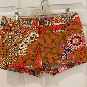 J crew floral shorts
